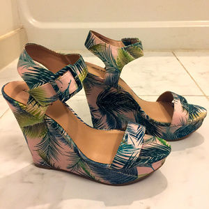 Call It Spring Palm Tree Wedges